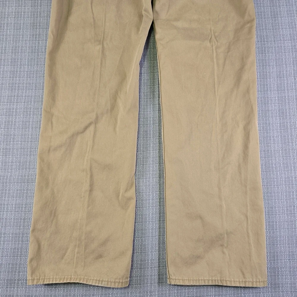 Polo Ralph Lauren 650 Straight Leg Pants Mens 36x34 Sand 5-Pocket Twill Classic